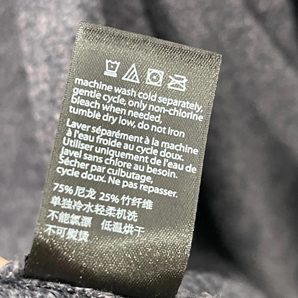 Barefoot Dreams CozyChic Ultra Lite Hi/Lo Cardigan Dark Gray Carbon L/XL 903 - Picture 7 of 8